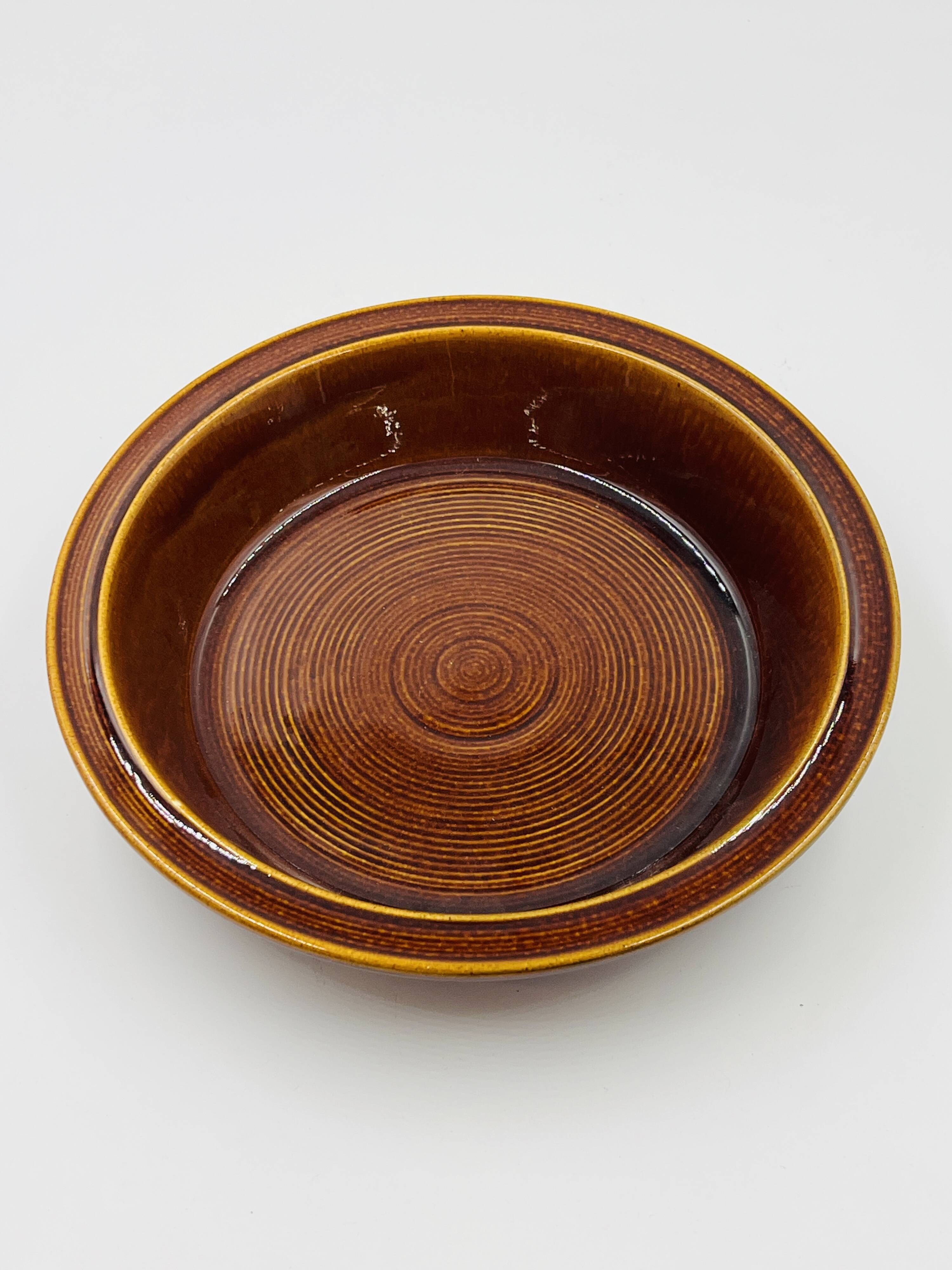 Plat rond Deco Hälsingborg Ringar K.J. Svensson, 1970