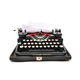 1926 new tape revised black tape underwood typewriter 3 bank