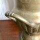 Cache-pot en laiton vintage