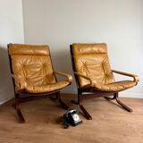 Duo "Siesta" lounge chairs by Ingmar Relling for Westnofa, 1960