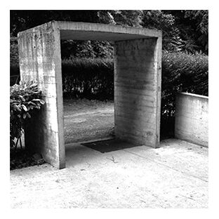 Convent of Tourette Le Corbusier the porch