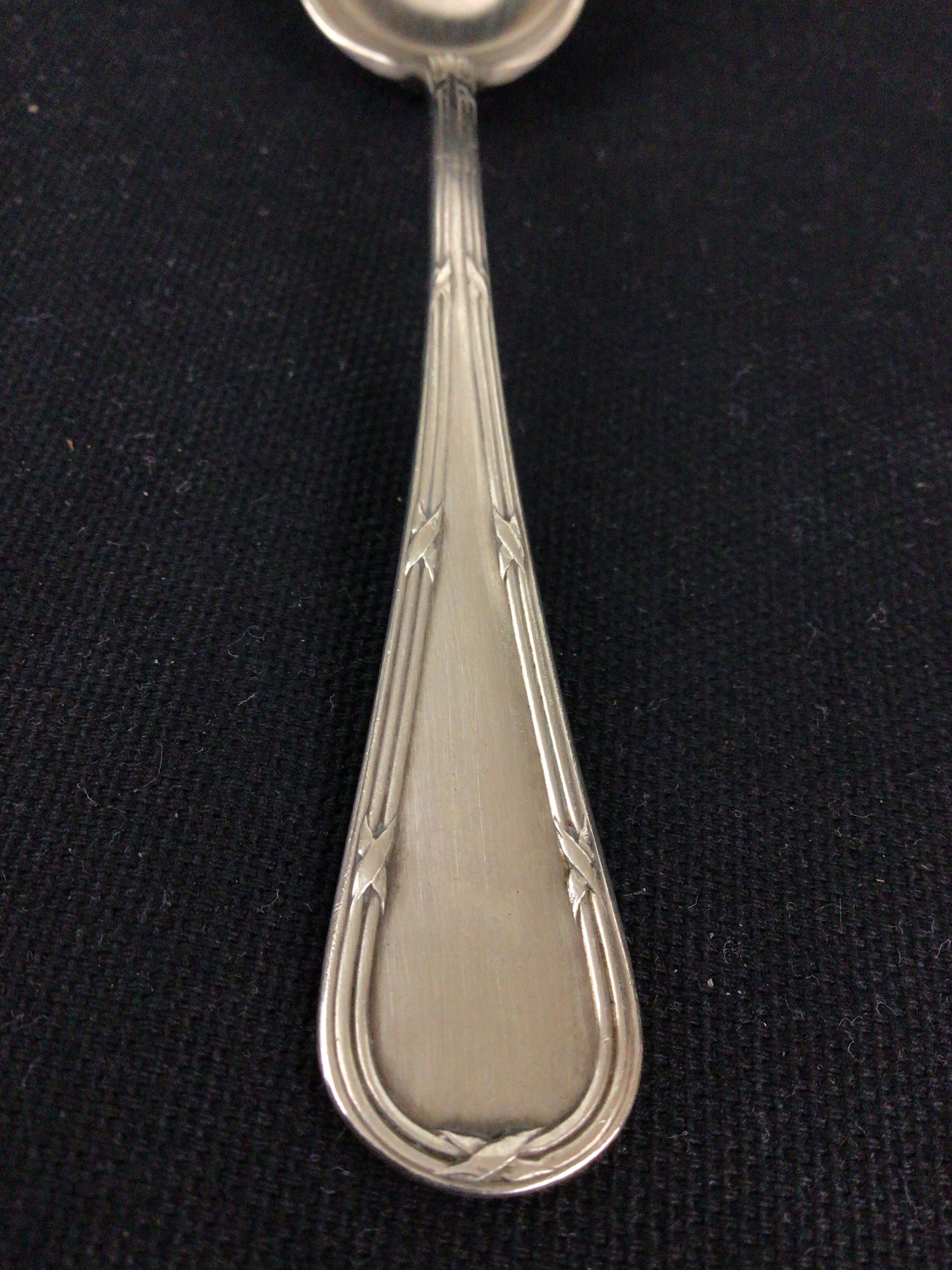 Set of 12 spoons in silver metal Apollo 18gr