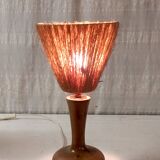 Lampe à poser design scandinave en Teck - années 60/70