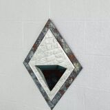 Vintage art deco beveled mirror