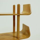 Large Birch Bookcase Shelving Unit by Willem Lutjens for Gouda Den Boer, 1953