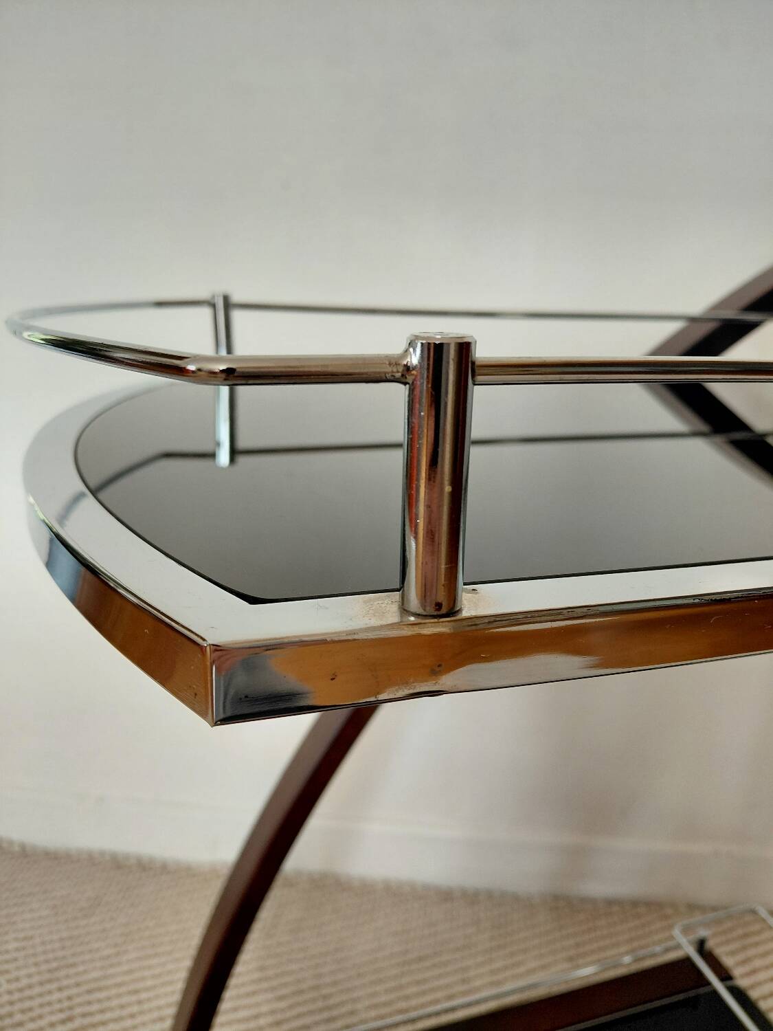 "Z-Shape" vintage 70s dessert table, Italian design: a real favourite.