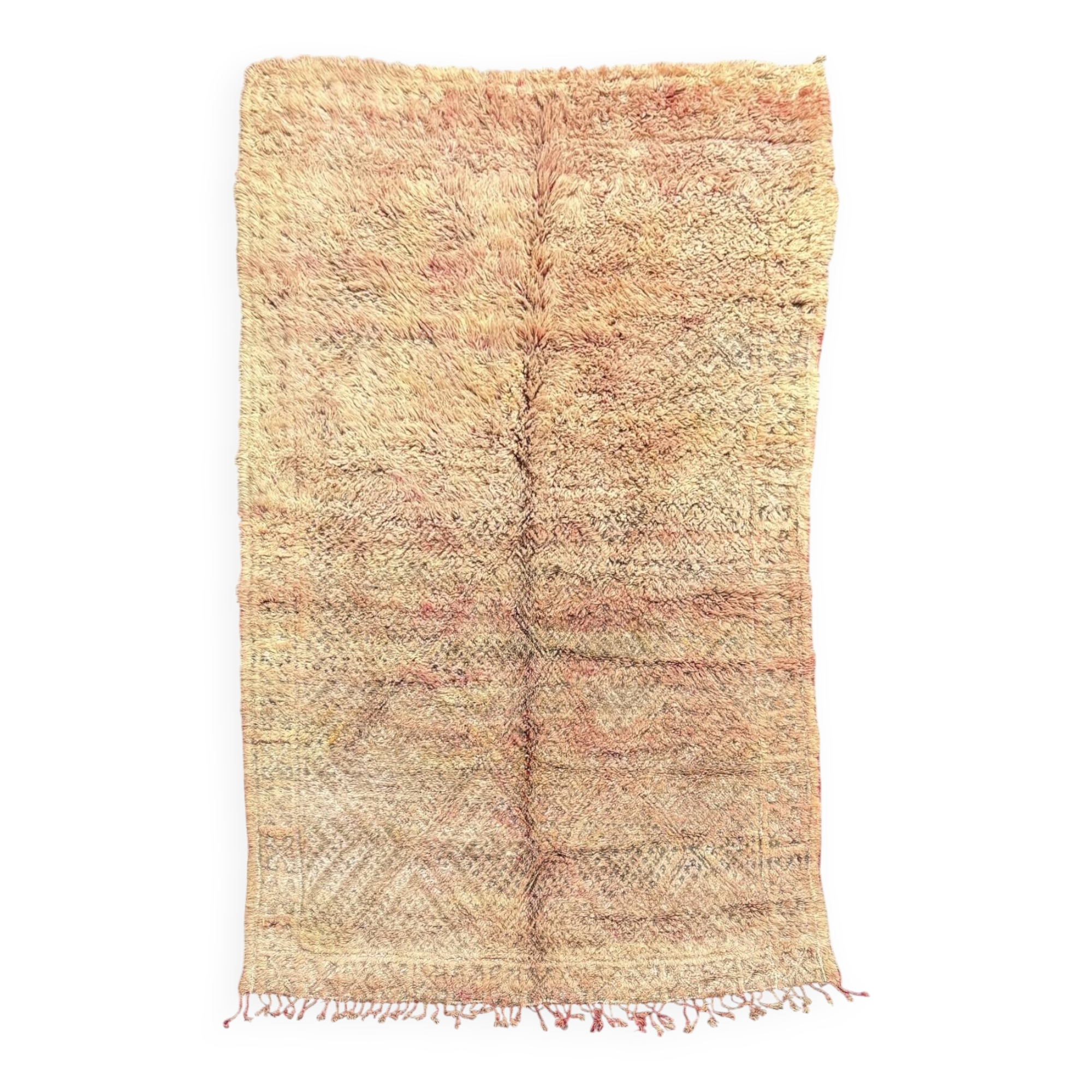 Vintage Moroccan Berber rug from Boujad