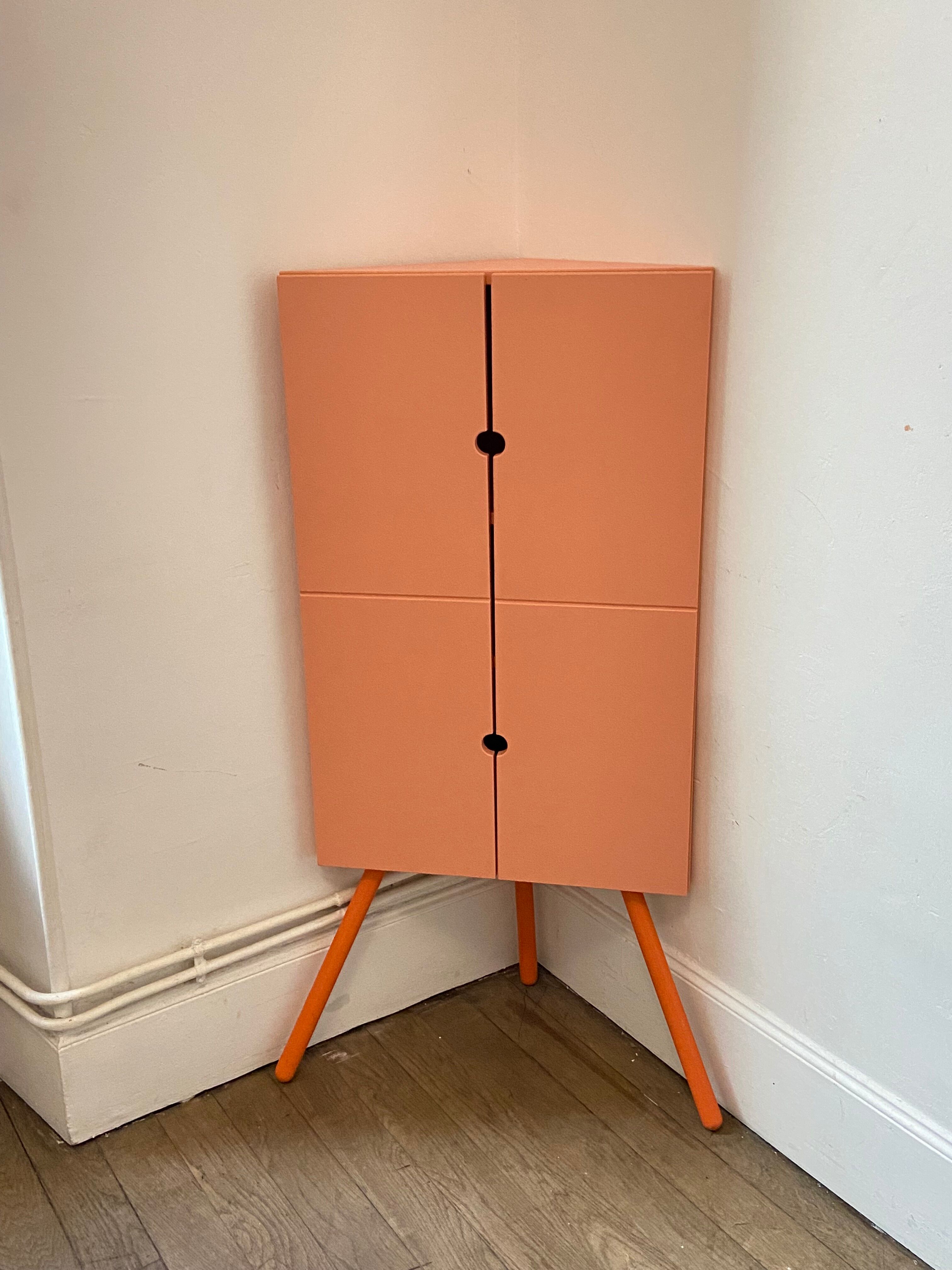 Mini corner cabinet pink IKEA model PS 2014