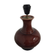 Charolles earthenware lamp foot