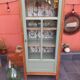 Armoire parisienne vitrée art deco