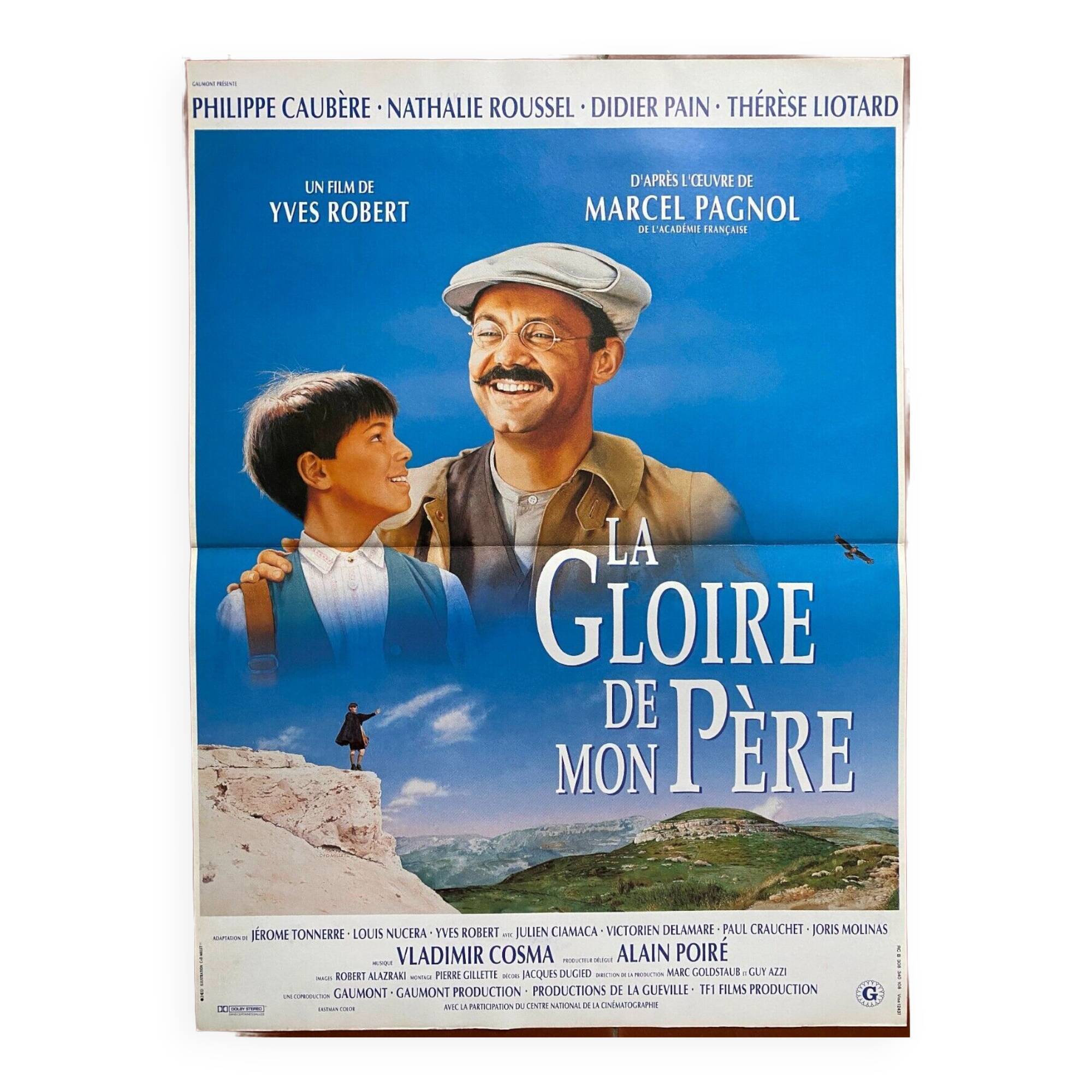 Original cinema poster "La Gloire de mon père" Marcel Pagnol, Yves Robert 1990