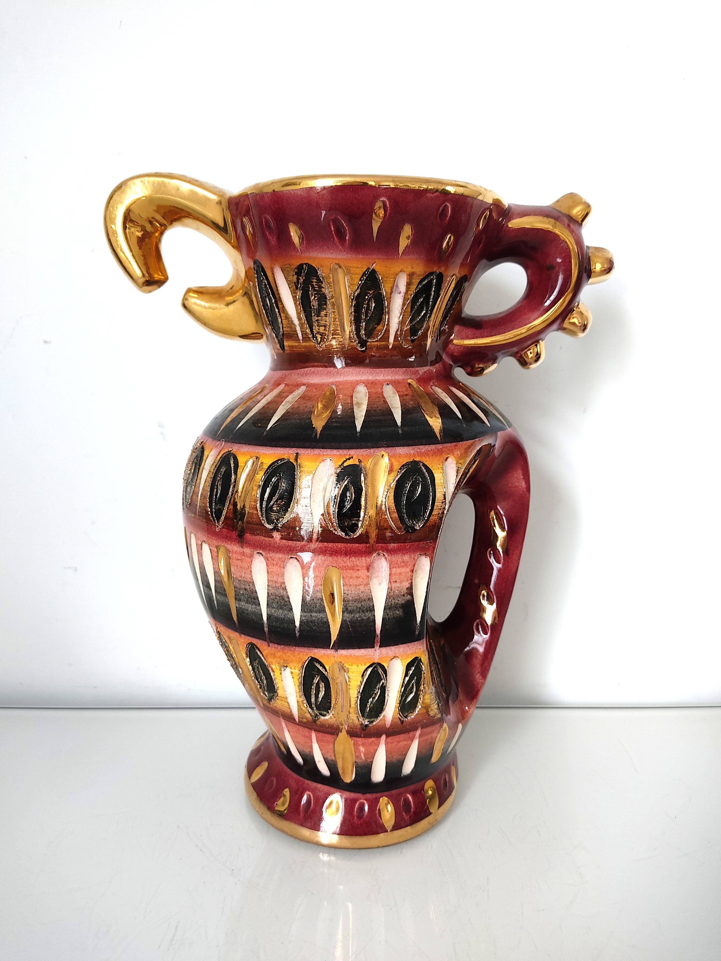 H.Bequet vase Smyrna decor bird shape