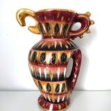 Vase H.Bequet décor Smyrne forme oiseau