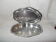 Set of 2 oval stainless steel dishes