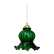 Suspension tulipe vintage en verre vert