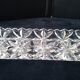 2 centrepiece planters in moulded crystal
