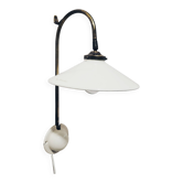 Vintage enamel wall sconce