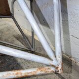 Metal and wood stepladder