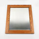 French Mirror with Warm Pine Wood Frame, 1900s