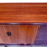 Large Italian Mid-Century Sideboard with Brass Details, 1950s
