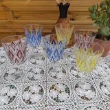 Verres arlequin Reims vintage