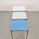Vintage Mimi Nesting Tables in Metal and Teak by Formica, 1960s, Set of 3
