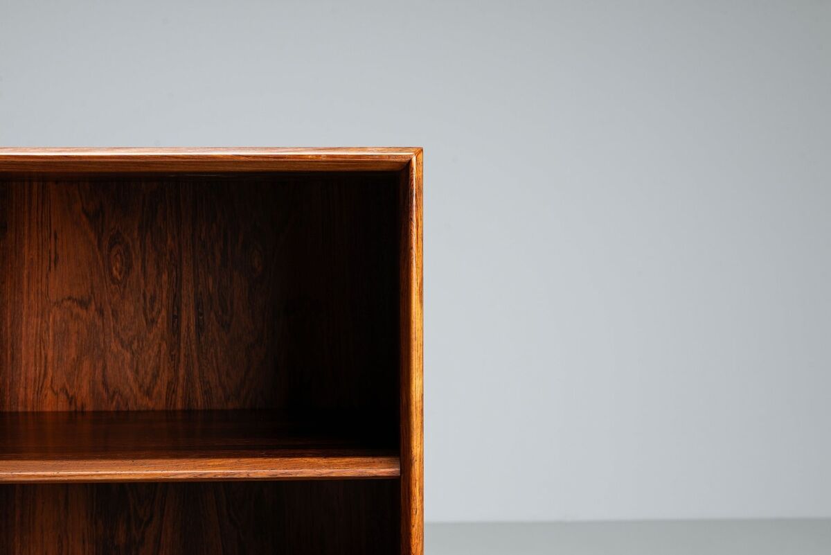 Ejvind Johansson bookcase in rosewood Ivan Gern Denmark 1960