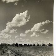 F. Schneider, Camp de forage en Algérie, années 60.  Tirage argentique NB