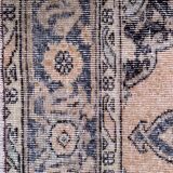 Distressed Turkish Runner 392x80 cm wool Vintage Tribal Rug