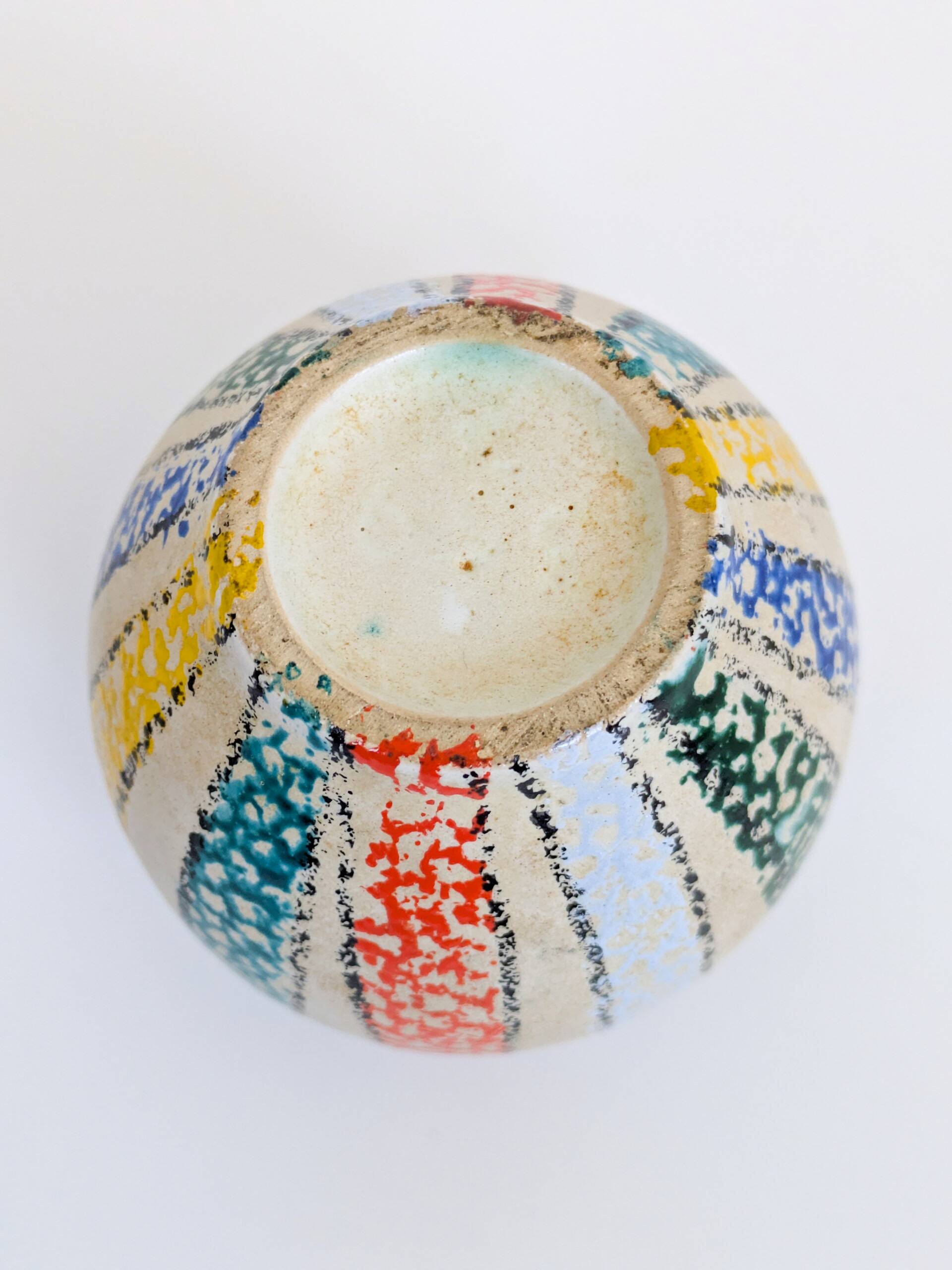 Mini Vase Scheurich Céramique Ouest Allemande Années 60