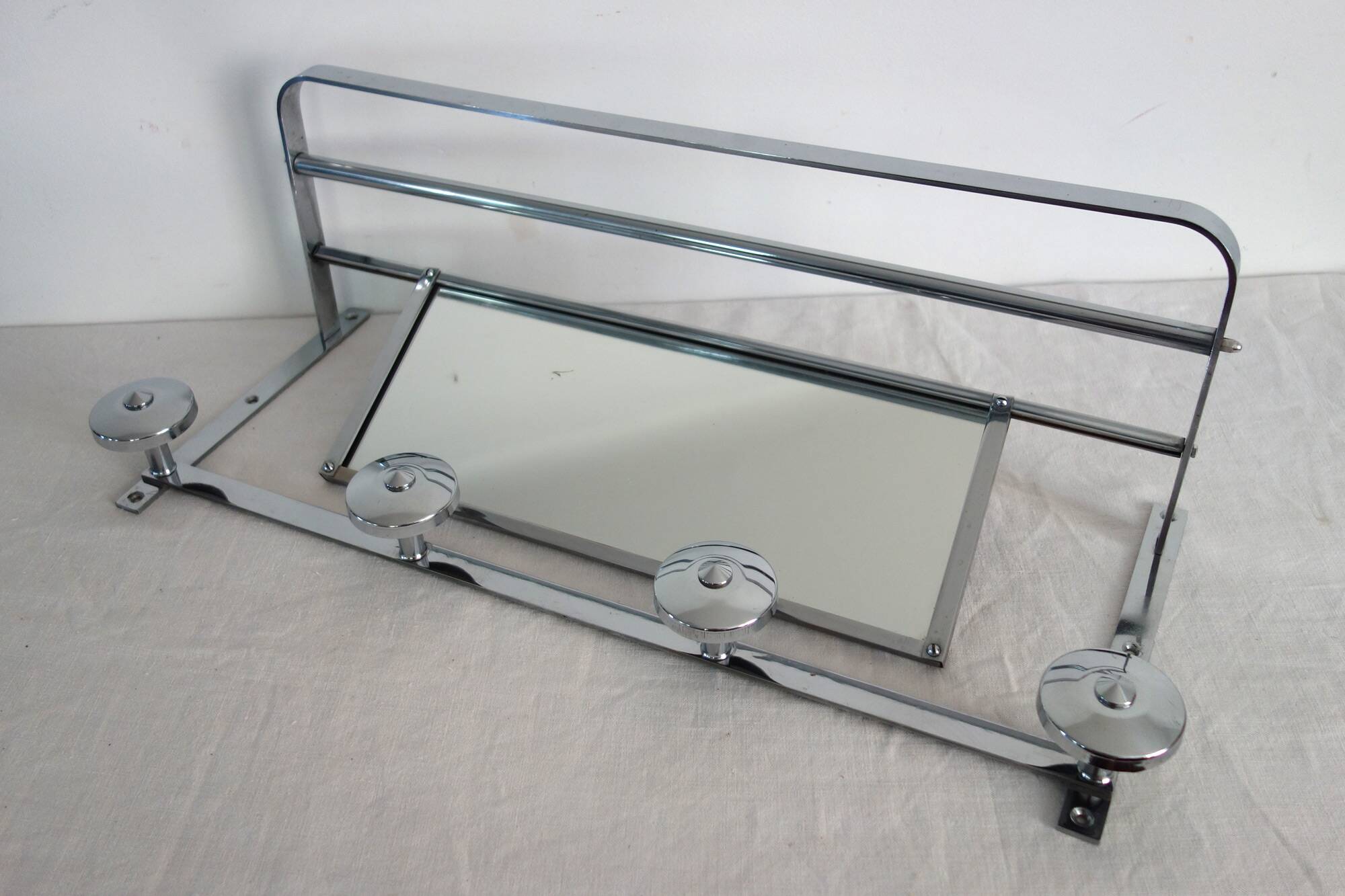 Coat rack hat rack mirror Art Deco