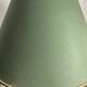 Brass lamp, fabric lampshade