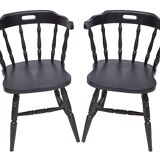 Set of 8 "Cabriolet" bistro chairs