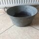 Zinc round basin