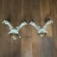 Pair of vintage bow wall lights