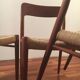 No.75 chairs & table by Niels Otto Muller for J.L. Mollers, 1950s