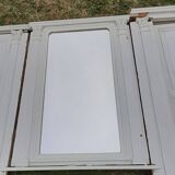Boiserie XIX° 2x2 portes miroir Louis Philippe H2,46m L4,5m