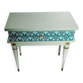 Vintage bedside table revamped