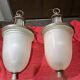 Two Art Deco chandeliers from the 1940s