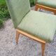 Pair of chairs from the 50s in sycamore tinted beech