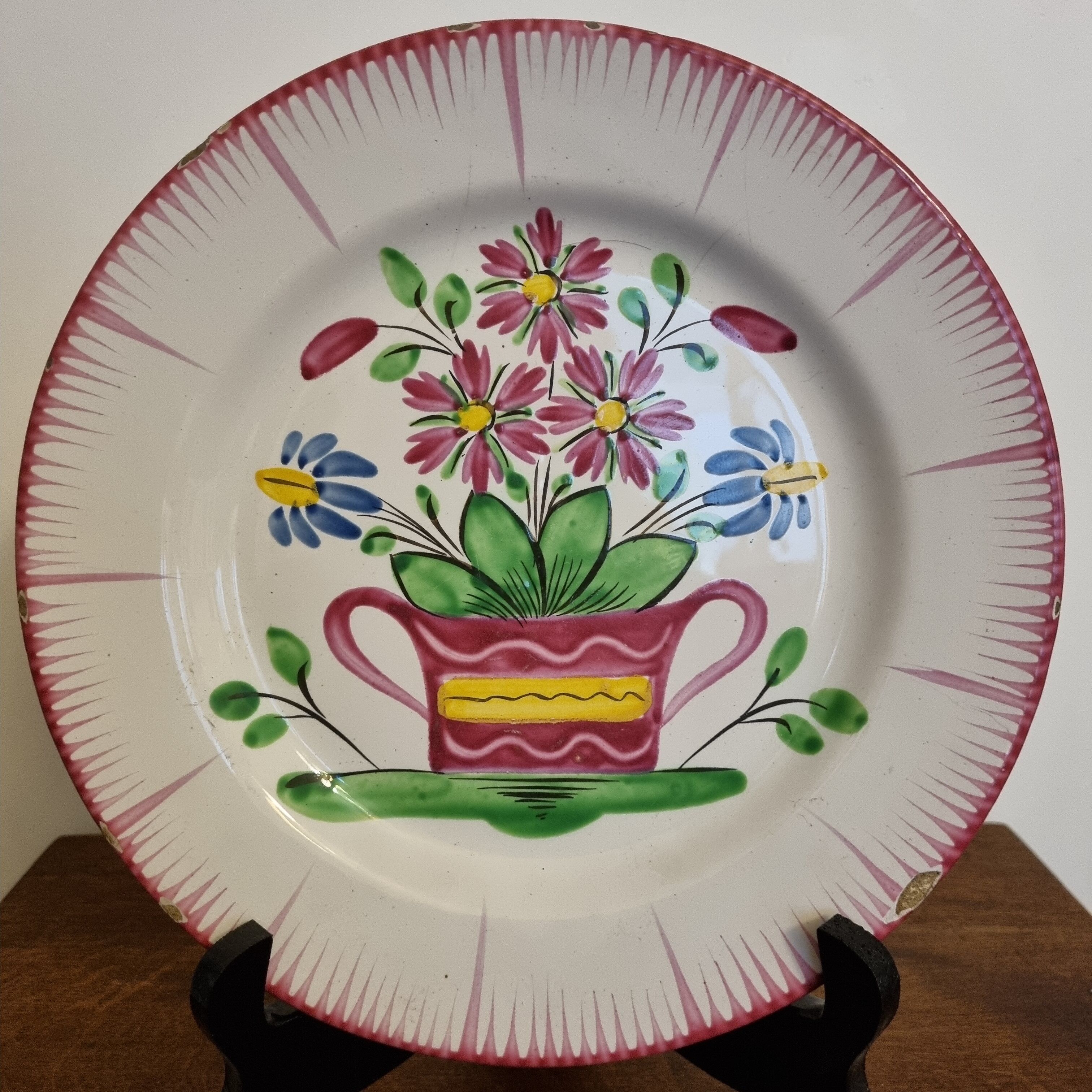 Lot earthenware plates Les Islettes XVIIIth century