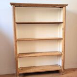 Retro chic wooden shelf