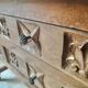 Antique Spanish hand-carved console table