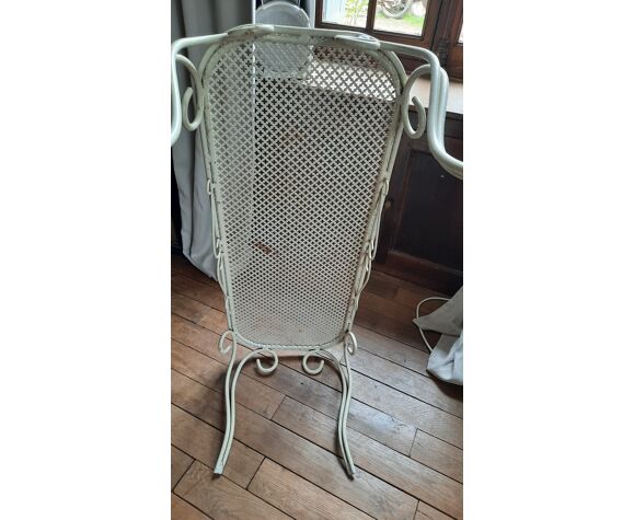 Garden forged iron coffee table