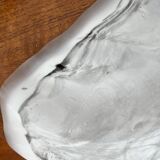 Vintage plate or bowl in German glass by Hans Jürgen Richartz for the Richartz art collection, Mathildenhütte, Solingen, Germany.