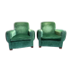 Pair of Art Deco club armchairs