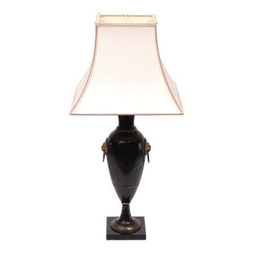 Lampe de bureau en métal classique des années 1950 USA