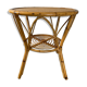 Bamboo and wicker table in the style of Dal Vera / Franco Albini, Italy, 1960s.