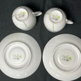 Hermès, pair of coffee cups Nil 20th century collection