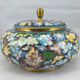 Pot couvercle en bronze émail cloisonne Chinois Chine